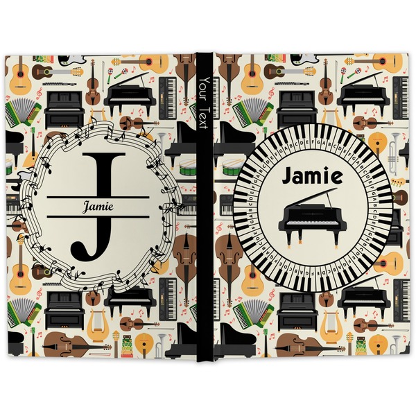 Musical Instruments Hard Cover Journal - Apvl