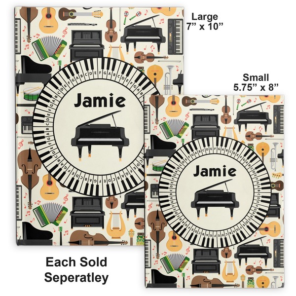 Musical Instruments Hard Cover Journal - Compare