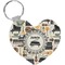 Musical Instruments Heart Keychain (Personalized)