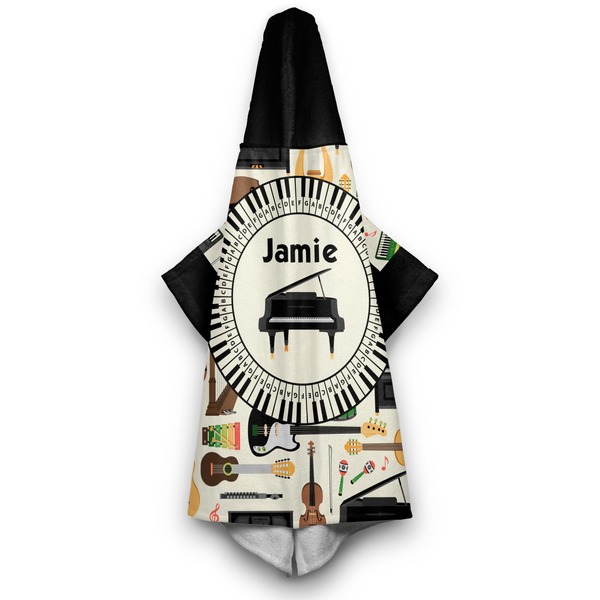 Musical Instruments Hooded Towel - Hanging