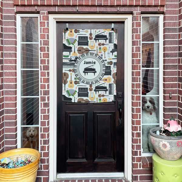 Musical Instruments House Flags - Double Sided - (Over the door) LIFESTYLE