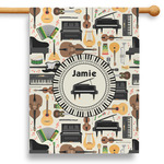 Musical Instruments 28" House Flag (Personalized)