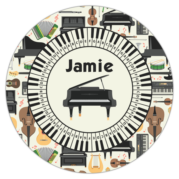 Musical Instruments Icing Circle - Large - Single