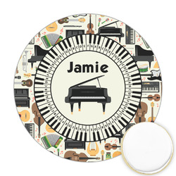 Musical Instruments Printed Cookie Topper - 2.5" (Personalized)