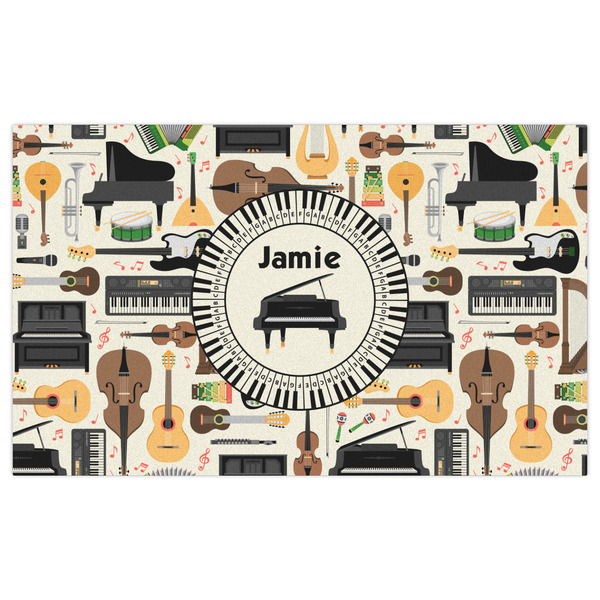 Musical Instruments Indoor / Outdoor Rug - 3'x5' - Front Flat
