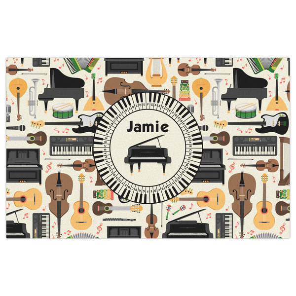 Musical Instruments Indoor / Outdoor Rug - 5'x8' - Front Flat