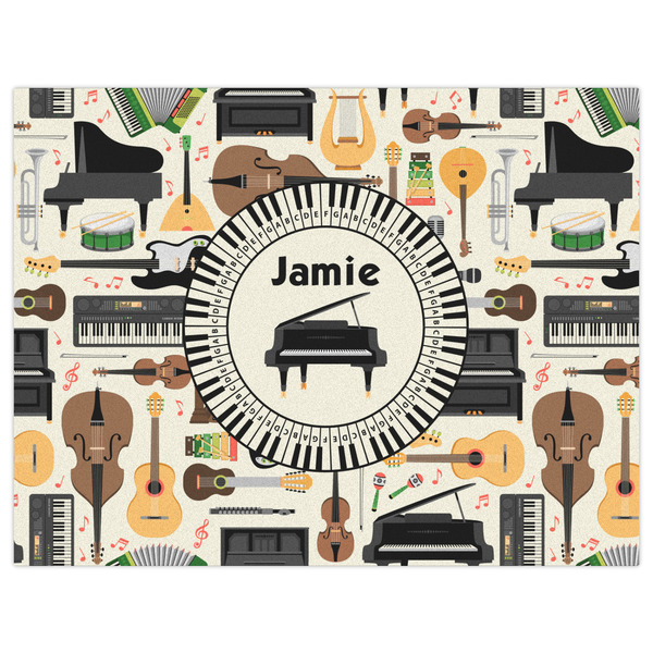 Musical Instruments Indoor / Outdoor Rug - 6'x8' - Front Flat