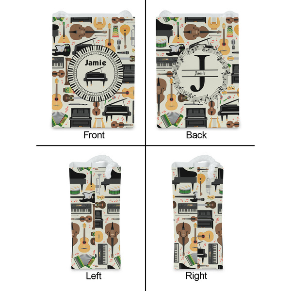 Musical Instruments Jewelry Gift Bag - Matte - Approval