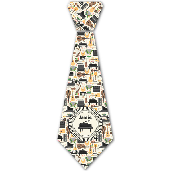 Custom Musical Instruments Iron On Tie - 4 Sizes w/ Name or Text