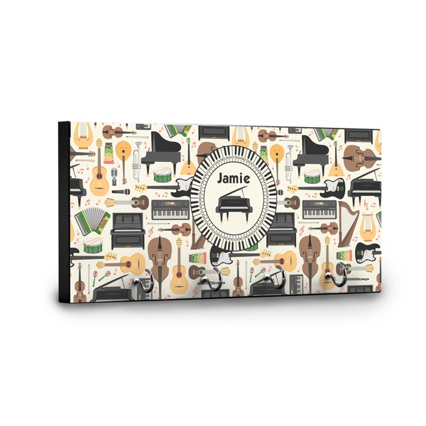 Musical Instruments Key Hanger - Front View with Hooks