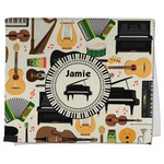 Musical Instruments Kitchen Towel - Poly Cotton w/ Name or Text