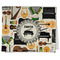 Musical Instruments Kitchen Towel - Poly Cotton - Folded Half