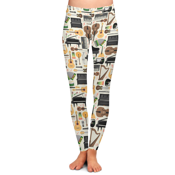 Custom Musical Instruments Ladies Leggings - Extra Small