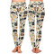 Musical Instruments Ladies Leggings - Front and Back