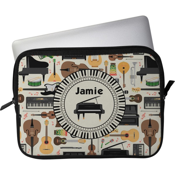 Custom Musical Instruments Laptop Sleeve / Case - 11" (Personalized)