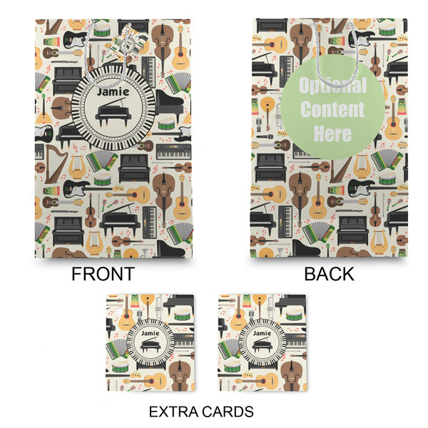 Musical Instruments Large Gift Bag - Approval