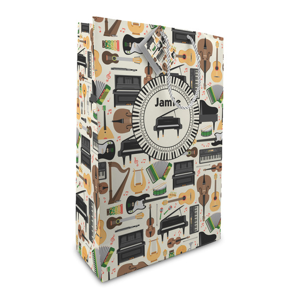 Custom Musical Instruments Large Gift Bag (Personalized)