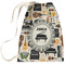 Musical Instruments Large Laundry Bag - Front View