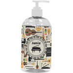 Musical Instruments Plastic Soap / Lotion Dispenser (16 oz - Large - White) (Personalized)