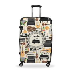 Musical Instruments Suitcase - 28" Large - Checked w/ Name or Text