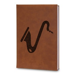 Musical Instruments Leatherette Journal - Large - Double Sided (Personalized)