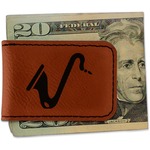 Musical Instruments Leatherette Magnetic Money Clip - Single Sided