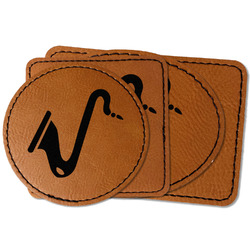 Musical Instruments Faux Leather Iron On Patch