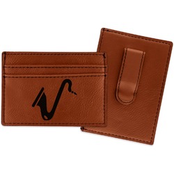 Musical Instruments Leatherette Wallet with Money Clip