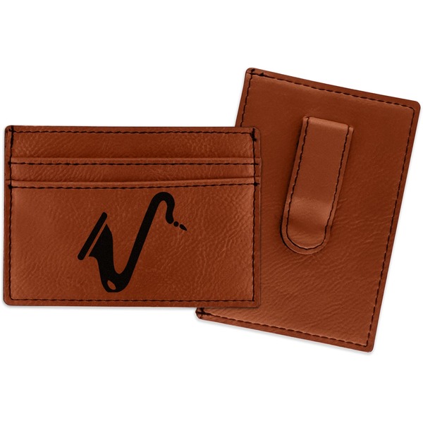 Custom Musical Instruments Leatherette Wallet with Money Clip