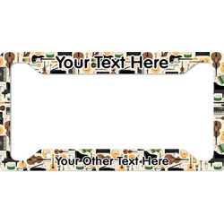 Musical Instruments License Plate Frame (Personalized)