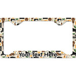 Musical Instruments License Plate Frame - Style C (Personalized)
