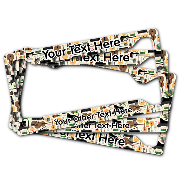 Musical Instruments License Plate Frames - (PARENT MAIN)