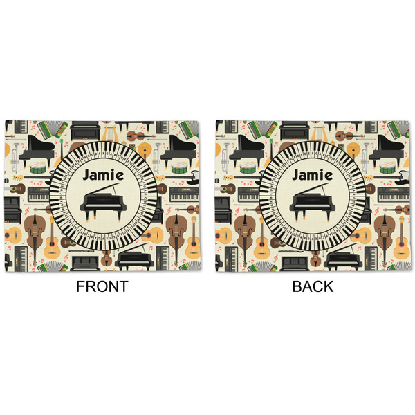 Musical Instruments Linen Placemat - APPROVAL (double sided)