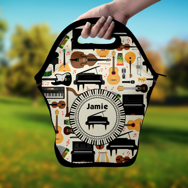 Musical Instruments Lunch Bag - Hand