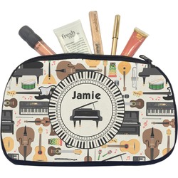 Musical Instruments Makeup / Cosmetic Bag - Medium (Personalized)