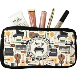 Musical Instruments Makeup / Cosmetic Bag - Small (Personalized)