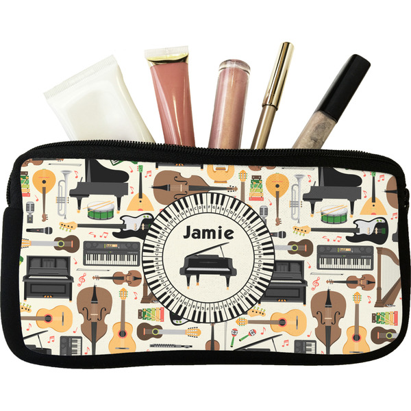 Custom Musical Instruments Makeup / Cosmetic Bag (Personalized)
