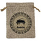 Musical Instruments Burlap Gift Bag