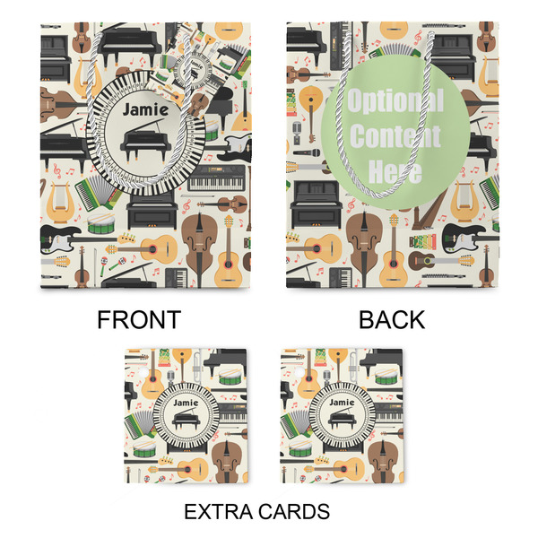 Musical Instruments Medium Gift Bag - Approval