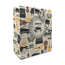 Musical Instruments Medium Gift Bag (Personalized)