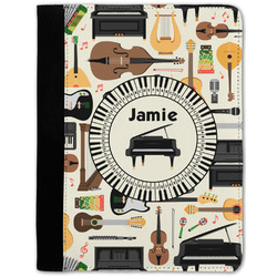 Musical Instruments Notebook Padfolio - Medium w/ Name or Text