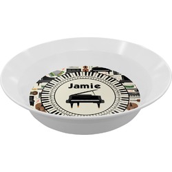 Musical Instruments Melamine Bowl (Personalized)