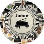 Musical Instruments Melamine Plate (Personalized)