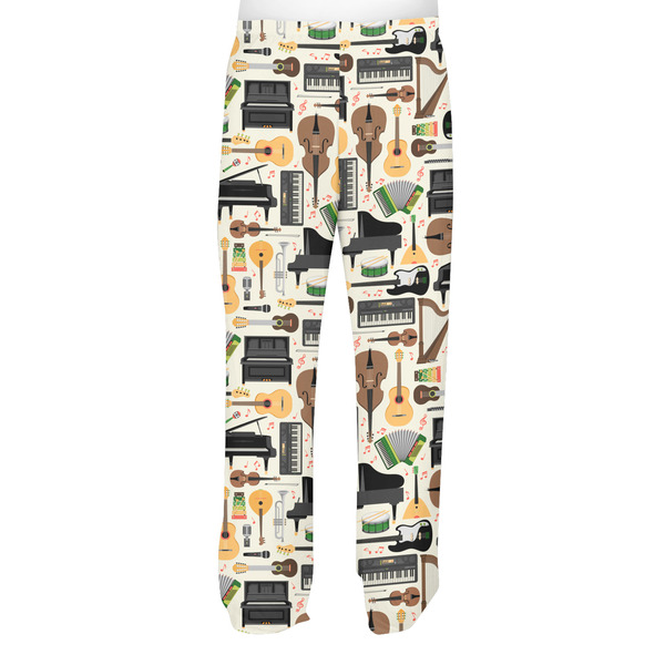 Musical Instruments Men's Pjs Back - on model