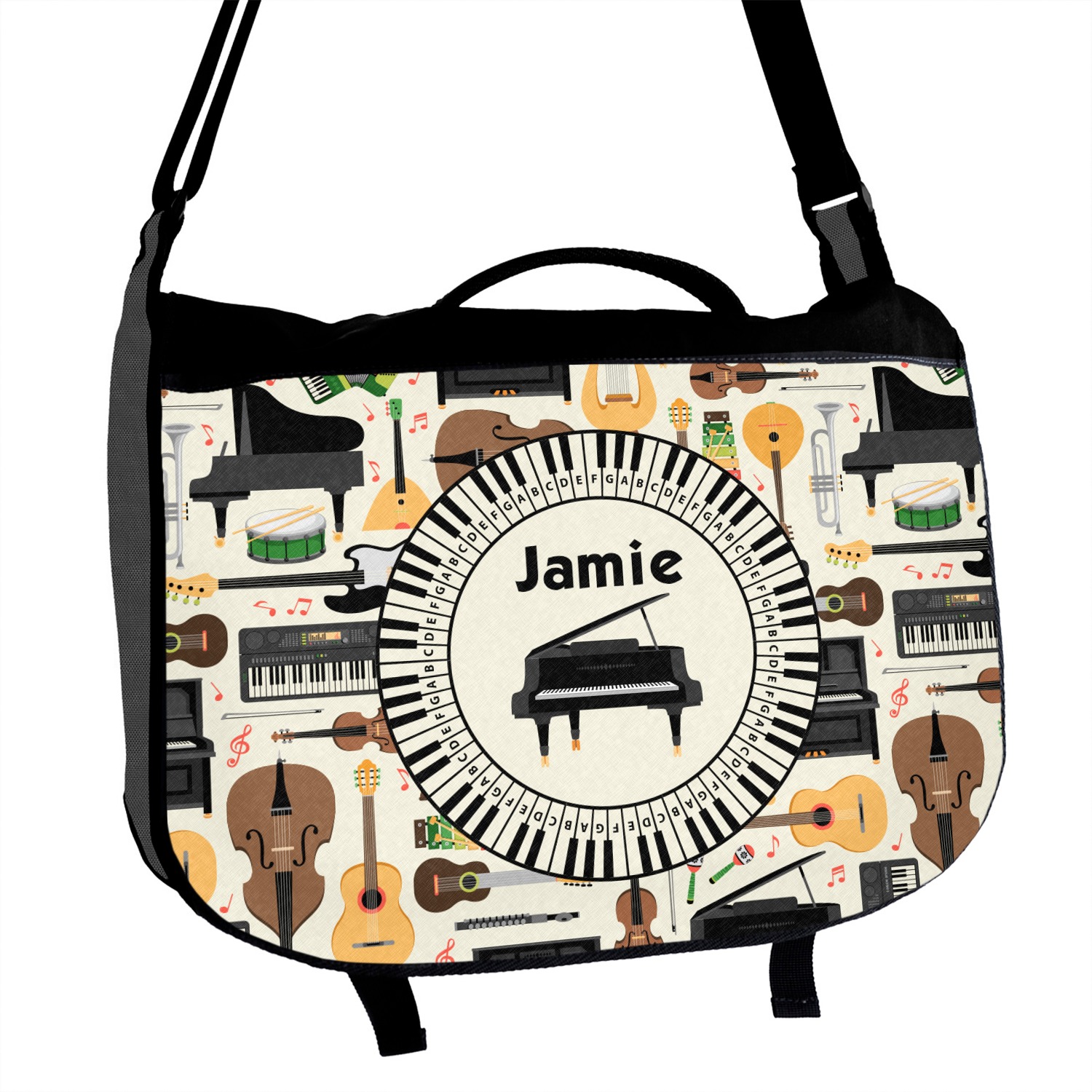 Musical Instruments Messenger Bag (Personalized) YouCustomizeIt