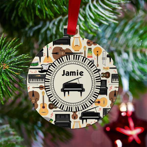 Musical Instruments Metal Ball Ornament - Lifestyle