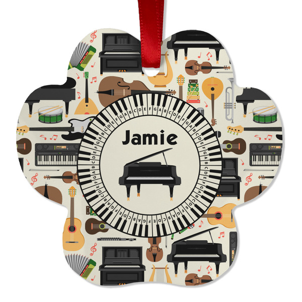 Musical Instruments Metal Paw Ornament - Front