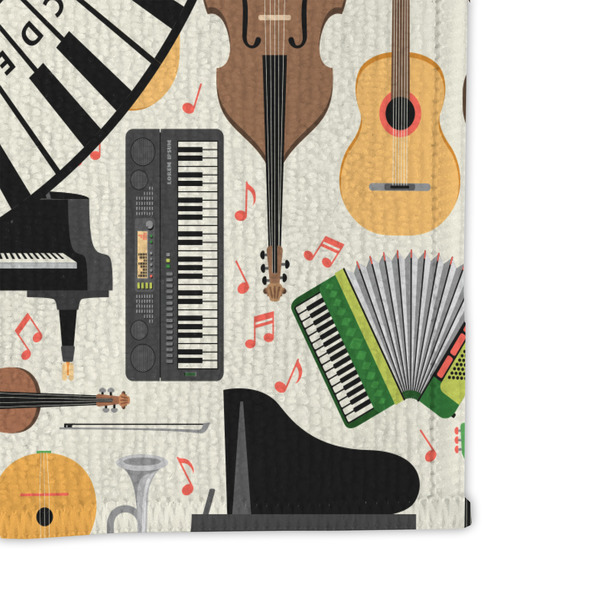 Musical Instruments Microfiber Dish Rag - DETAIL