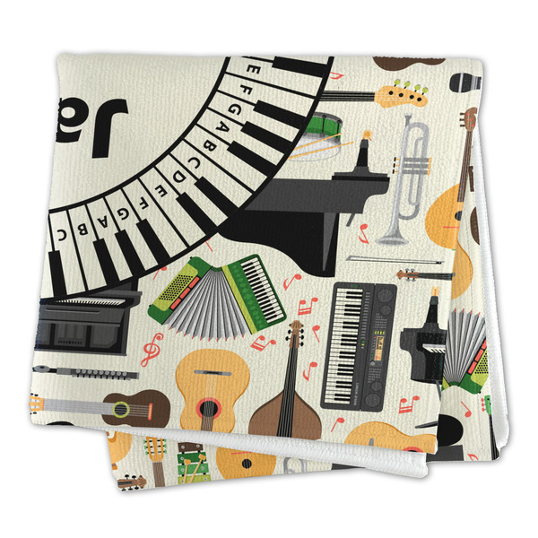 Musical Instruments Microfiber Dish Rag - FOLDED (square)