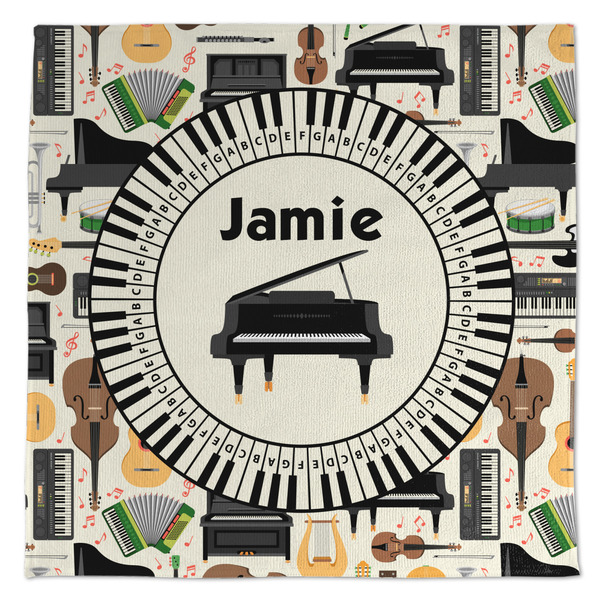 Custom Musical Instruments Microfiber Dish Towel (Personalized)